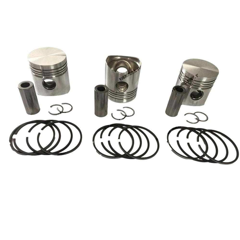 4 PCS Piston With Piston Ring 0.5mm For Yanmar 4D84-1 Engine