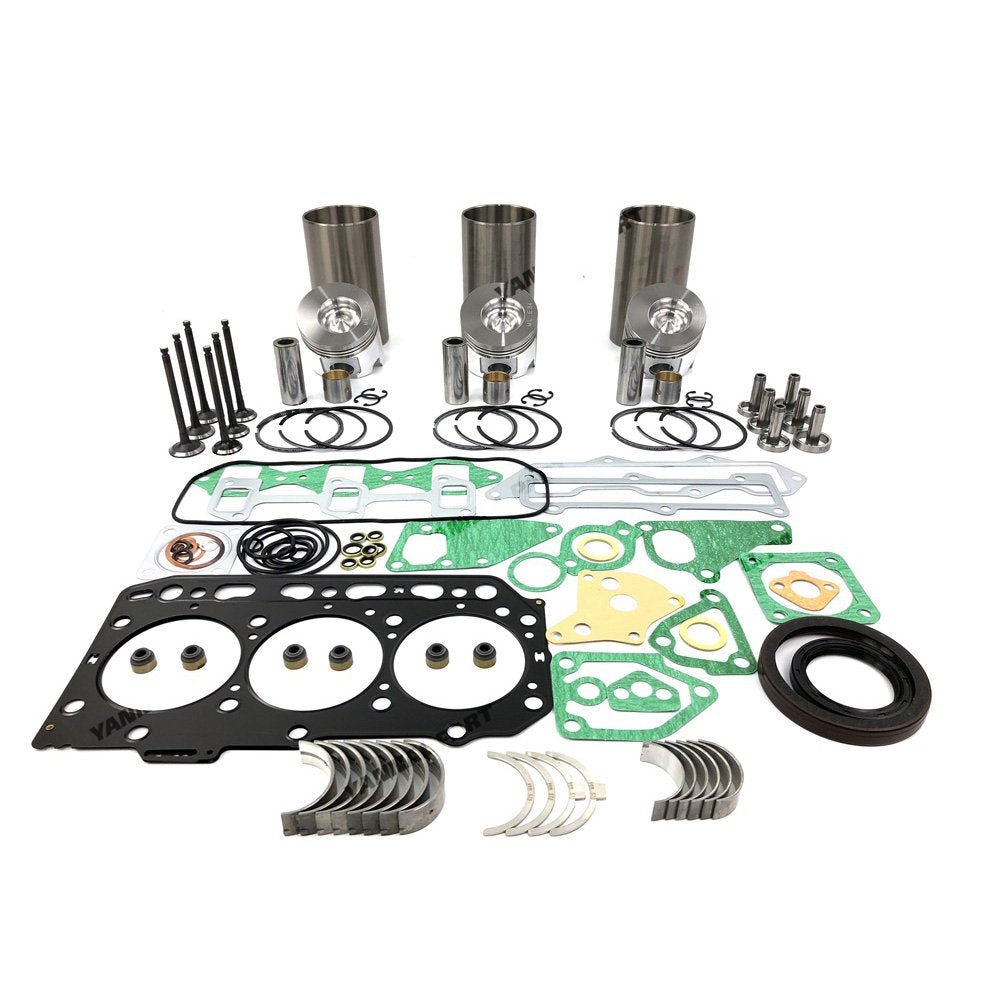 3JH3 Engine Rebuild Kit With Gasket Bearing Valve For Yanmar Diesel Engine