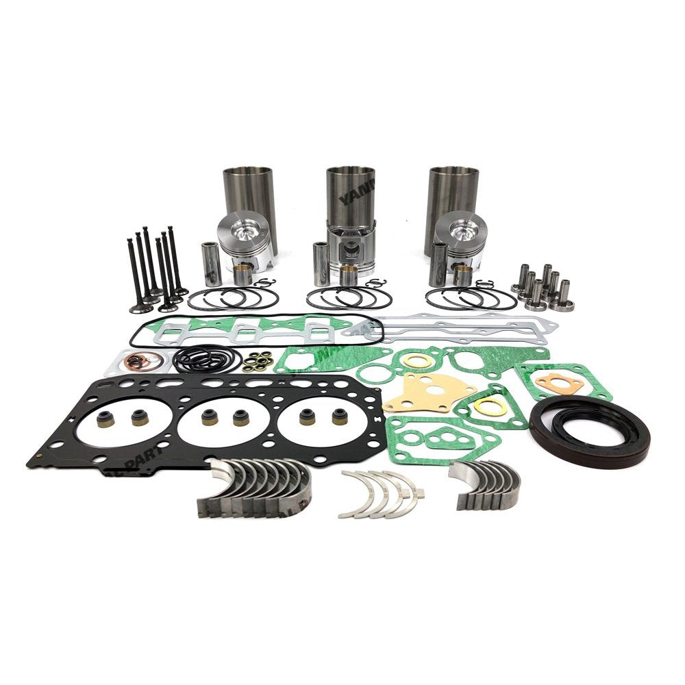 3JH3 Engine Rebuild Kit With Gasket Bearing Valve For Yanmar Diesel Engine