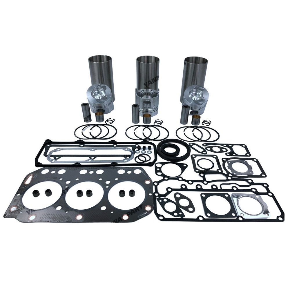 For YANMAR 3TN100 Liner kit Piston full gasket set