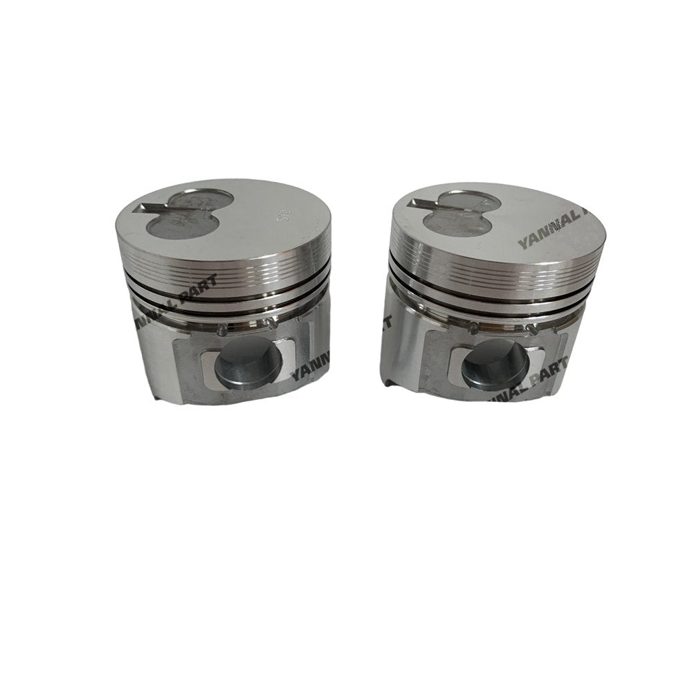 3x 3TNA68 Piston Kit STD For Yanmar diesel Engine parts