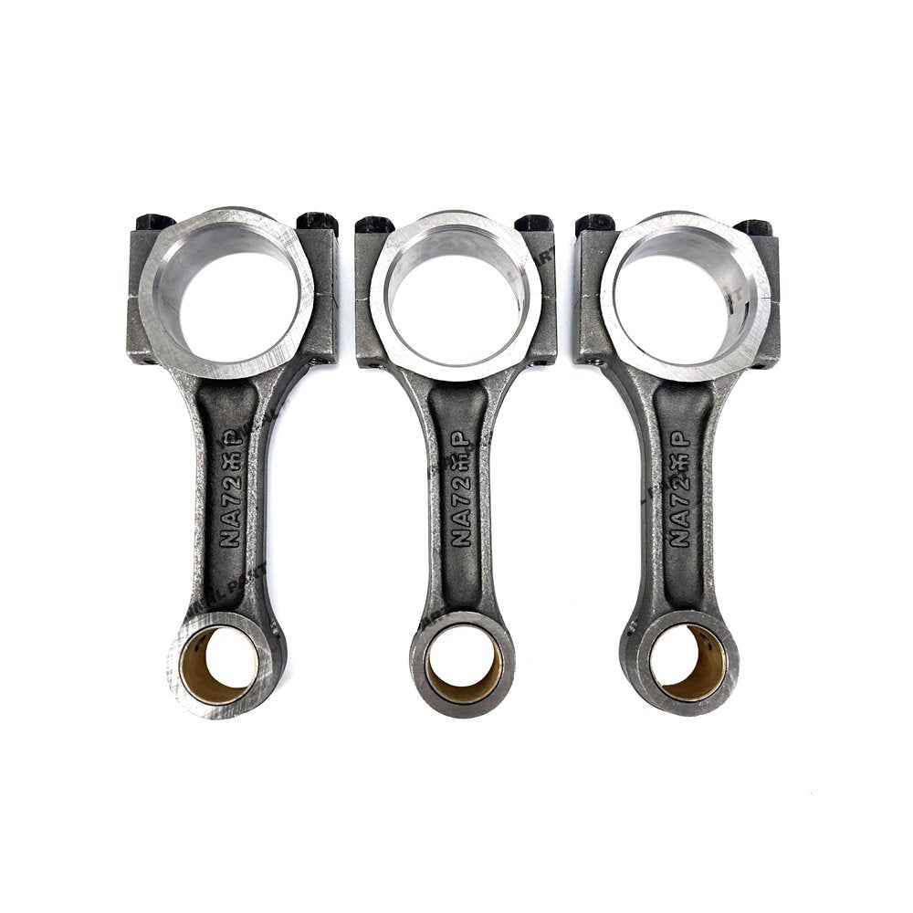 3 PCS Connecting Rod Fit For Yanmar 3TNA72 Engine