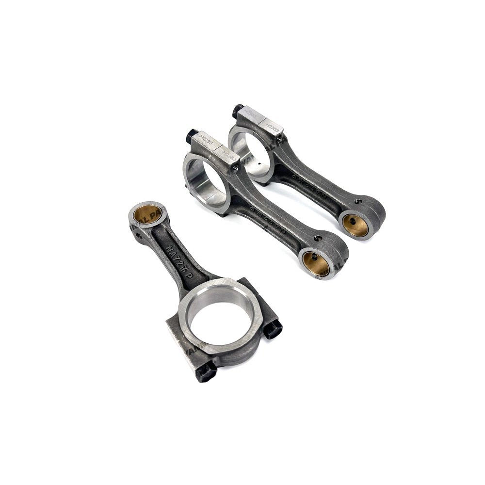 3 PCS Connecting Rod Fit For Yanmar 3TNA72 Engine