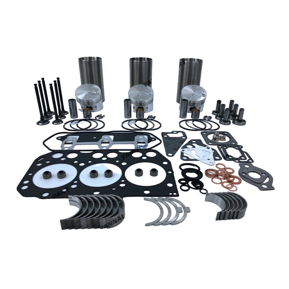 New STD Yanmar 3TNE74 Rebuild Overhaul Kit With Cylinder Gaskets Bearings