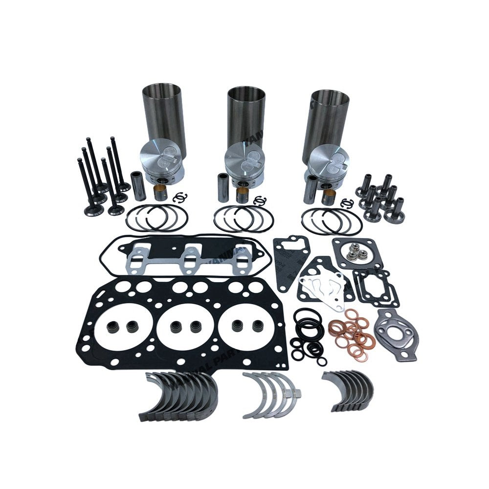 New STD Yanmar 3TNE74 Rebuild Overhaul Kit With Cylinder Gaskets Bearings