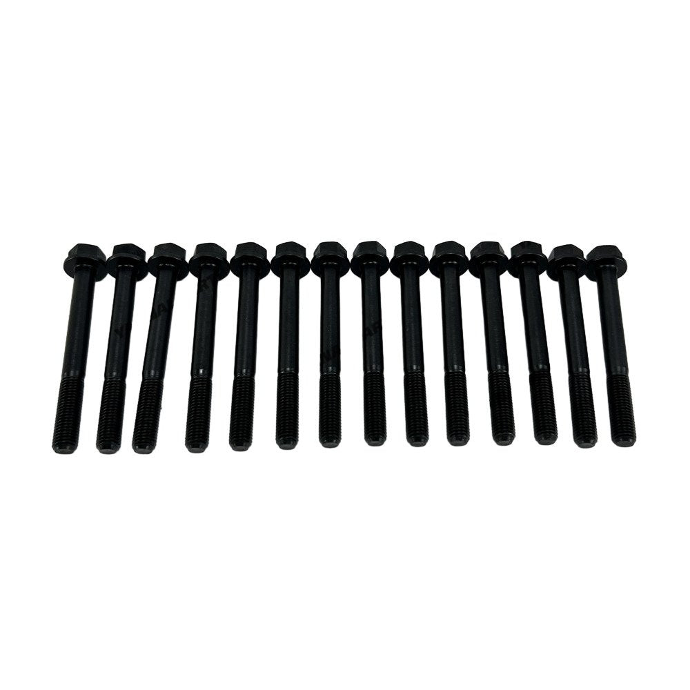 14 PCS Cylinder Head Bolt 119810-01200 For Yanmar 3TNC78 Diesel Engine