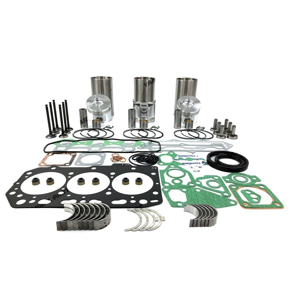 3JH4E Engine Rebuild Kit With Gasket Bearing Valve For Yanmar Diesel Engine