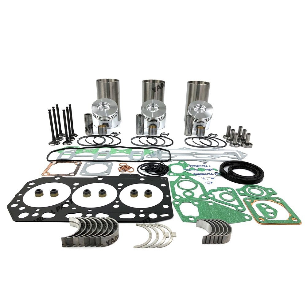 3JH4E Engine Rebuild Kit With Gasket Bearing Valve For Yanmar Diesel Engine