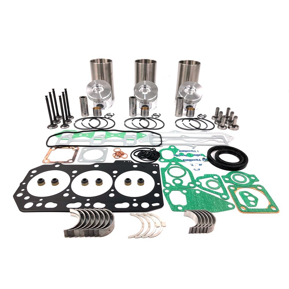 3JH4E Engine Rebuild Kit With Gasket Bearing Valve For Yanmar Diesel Engine