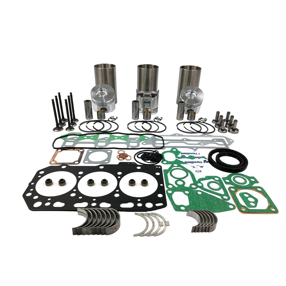 3JH4E Engine Rebuild Kit With Gasket Bearing Valve For Yanmar Diesel Engine