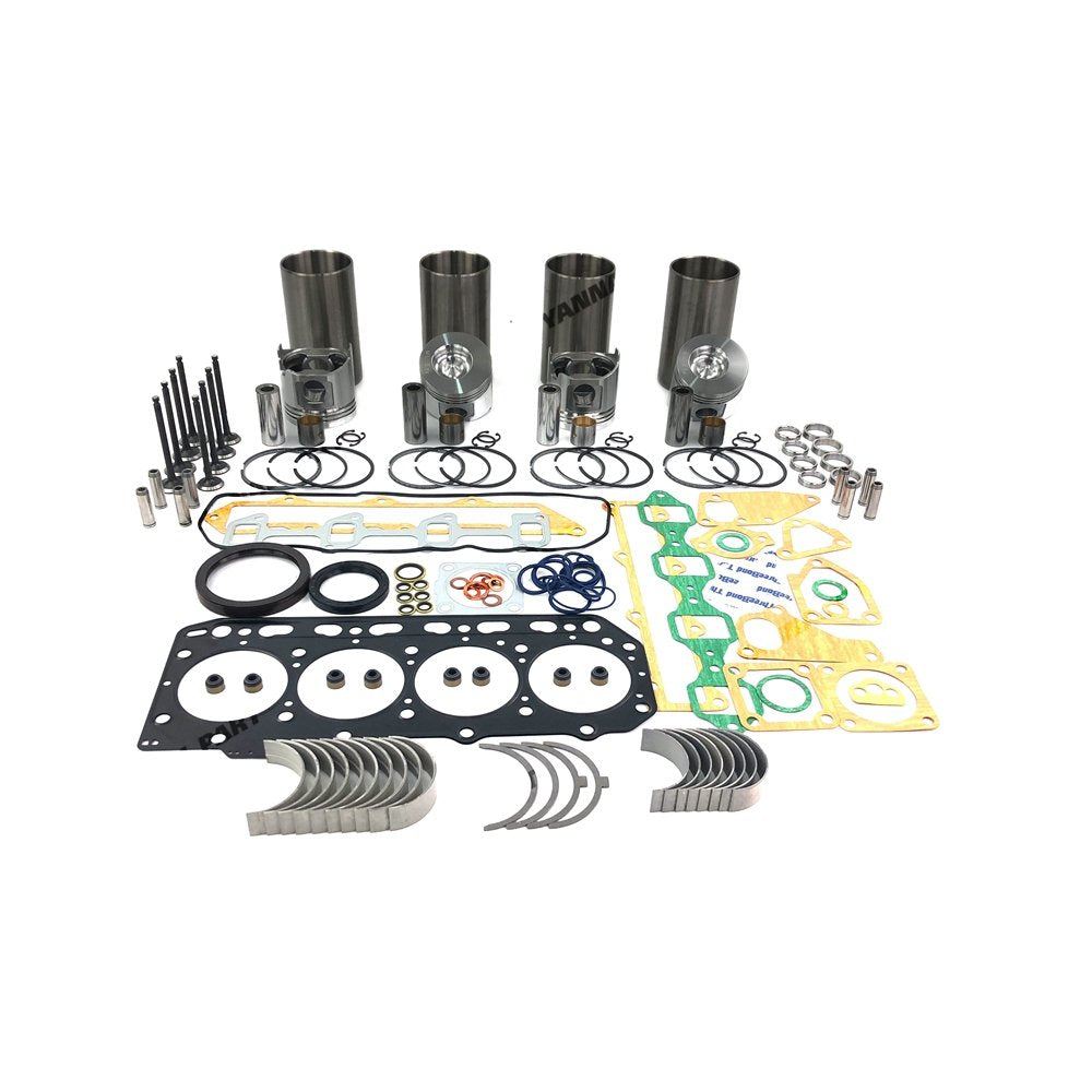 4D84-3 Engine Rebuild Kit With Gasket Bearing Valve For Yanmar Diesel Engine