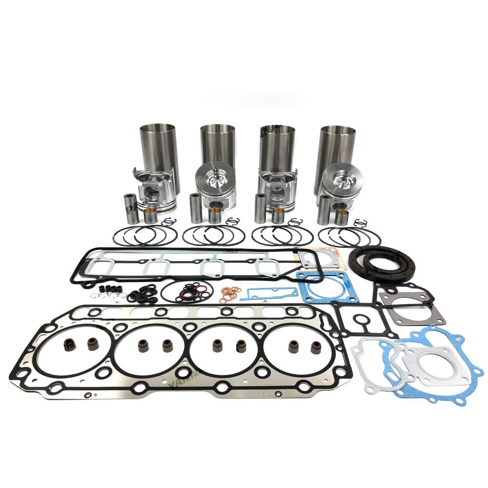 4TNE106 8V Overhaul Rebuild Kit With Full Gasket Kit For Yanmar Diesel Engine