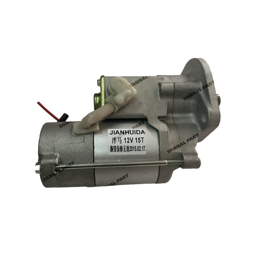 Engine Starter 15T 12V For Yanmar 4TNE88 Engine Part