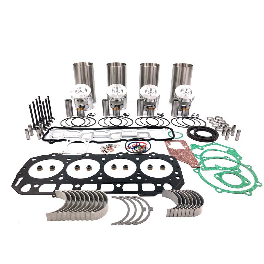 For Yanmar 4TNE94 Overhaul Rebuild Kit Full Head Gasket Set Bearing