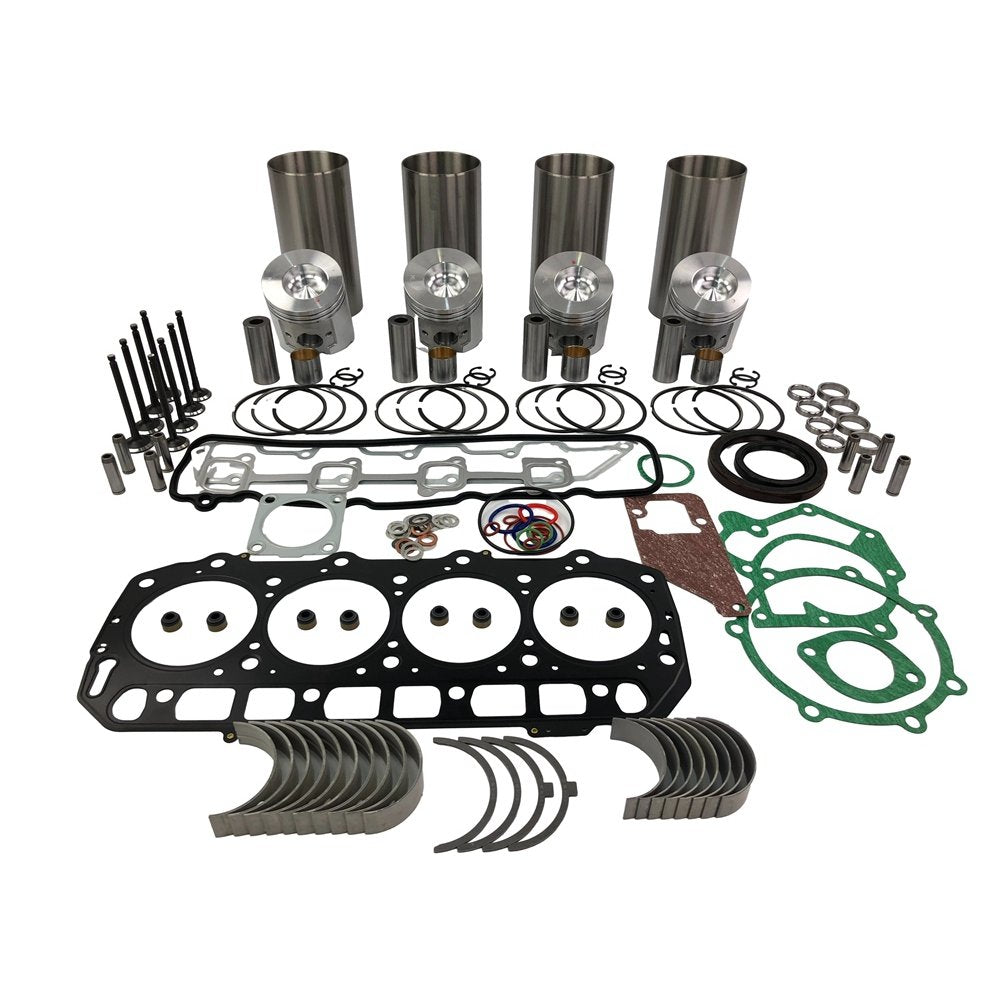 For Yanmar 4TNE94 Overhaul Rebuild Kit Full Head Gasket Set Bearing