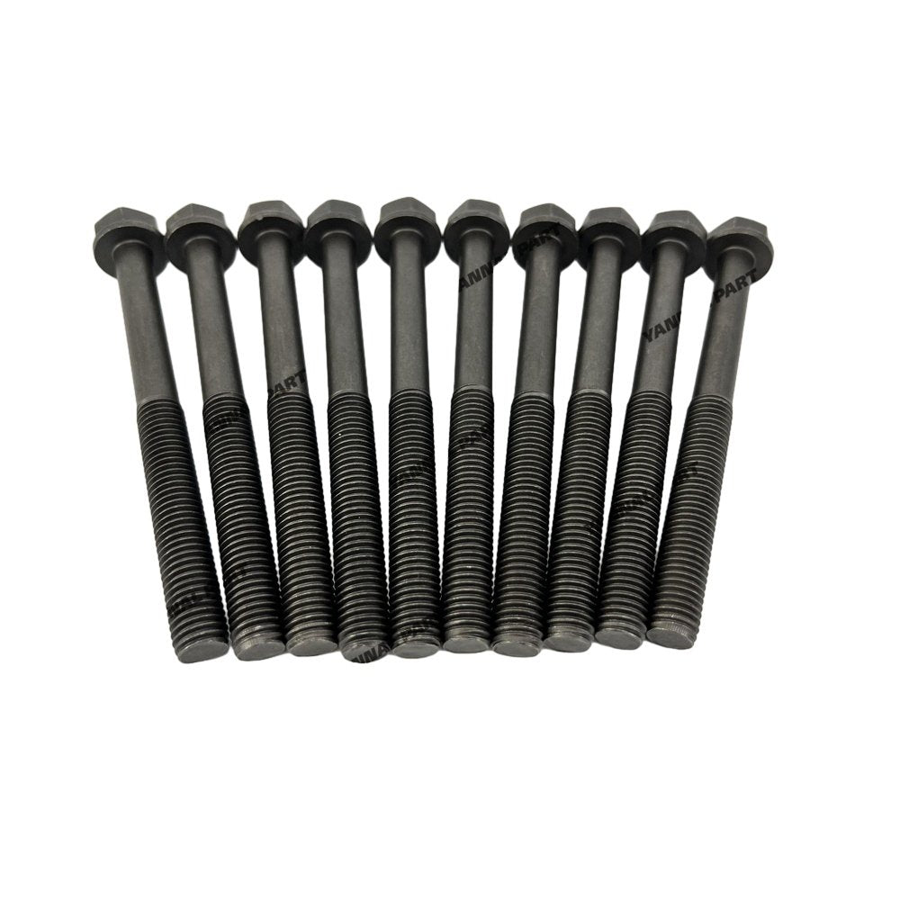 10 PCS Cylinder Head Bolt 6D102 For Komatsu V1305 Parts Diesel Engine Accessories