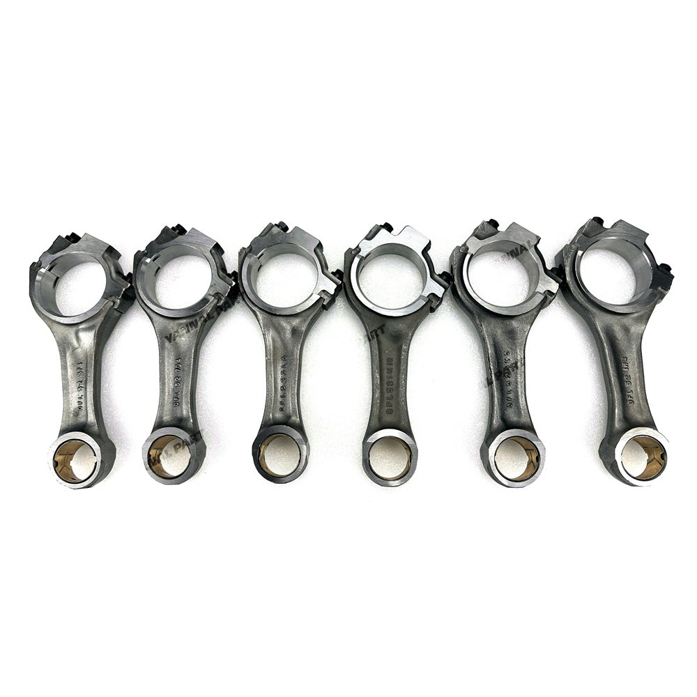 6 PCS Connecting Rod 3942581 Fit For Komatsu 6D102 Engine