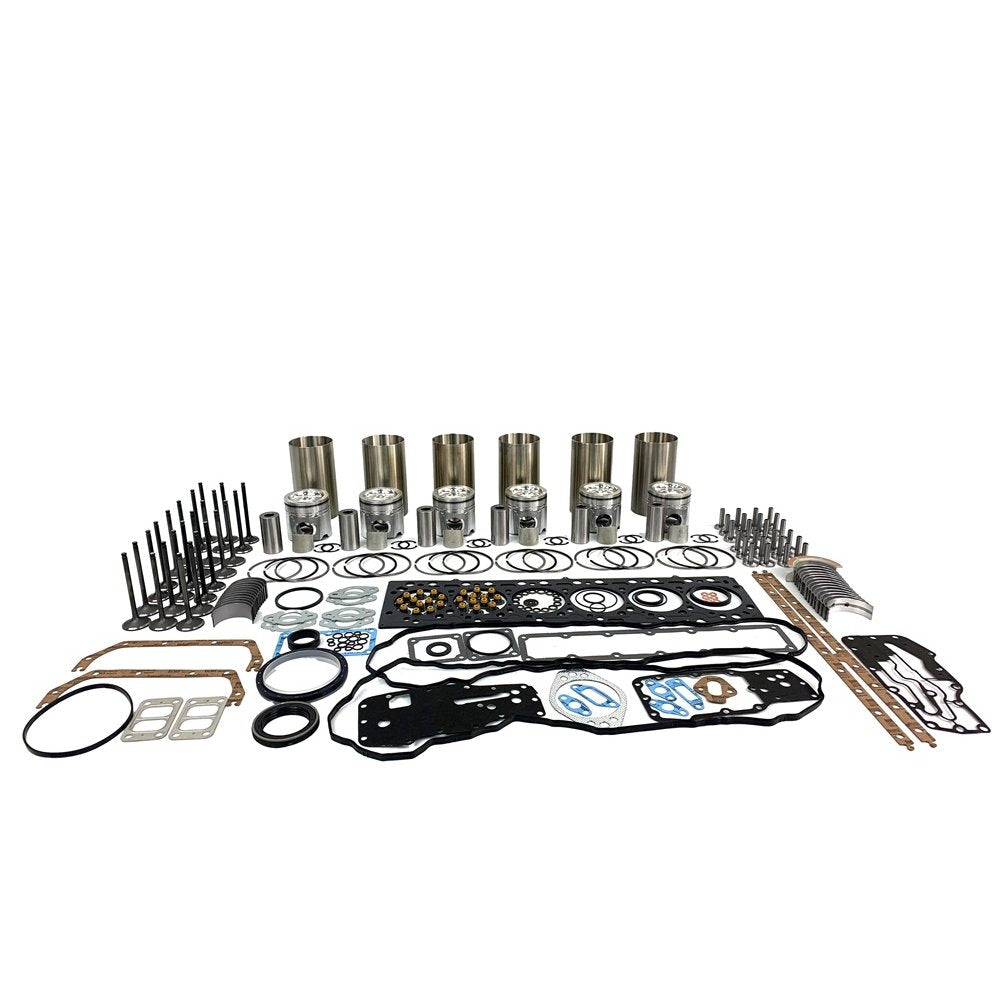 New 6D107 Engine Overhaul Rebuild Kit With Valves For Komatsu PC200-8 Excavator