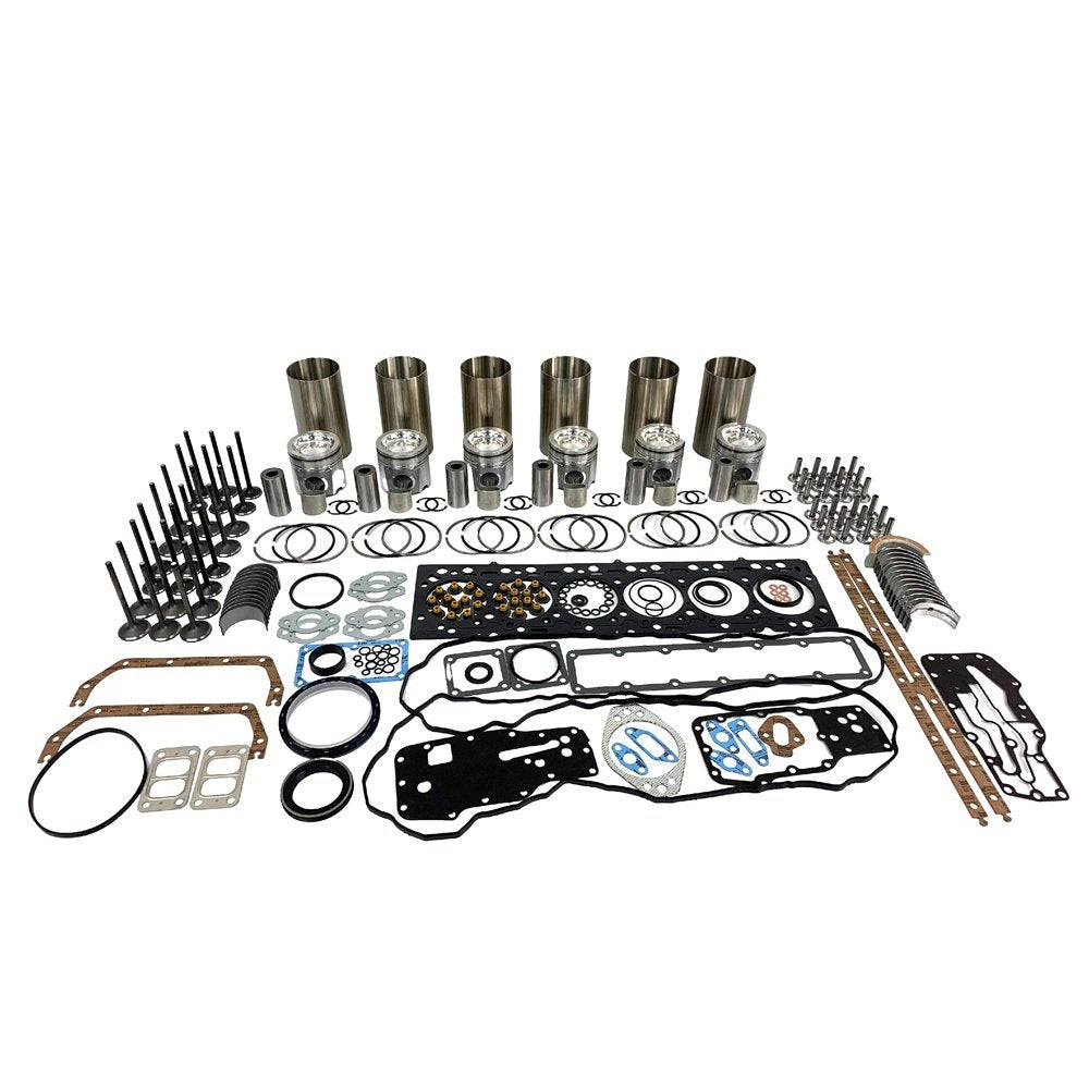 New 6D107 Engine Overhaul Rebuild Kit With Valves For Komatsu PC200-8 Excavator