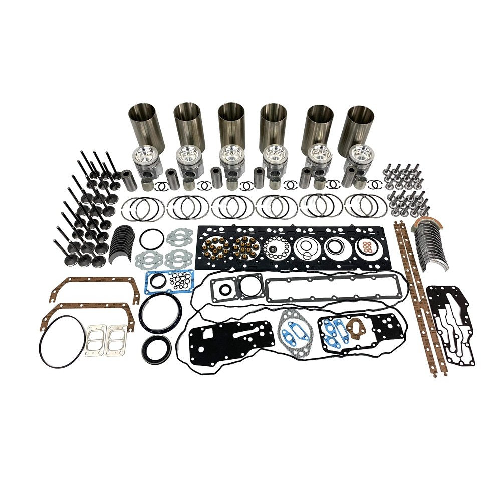 New 6D107 Engine Overhaul Rebuild Kit With Valves For Komatsu PC200-8 Excavator