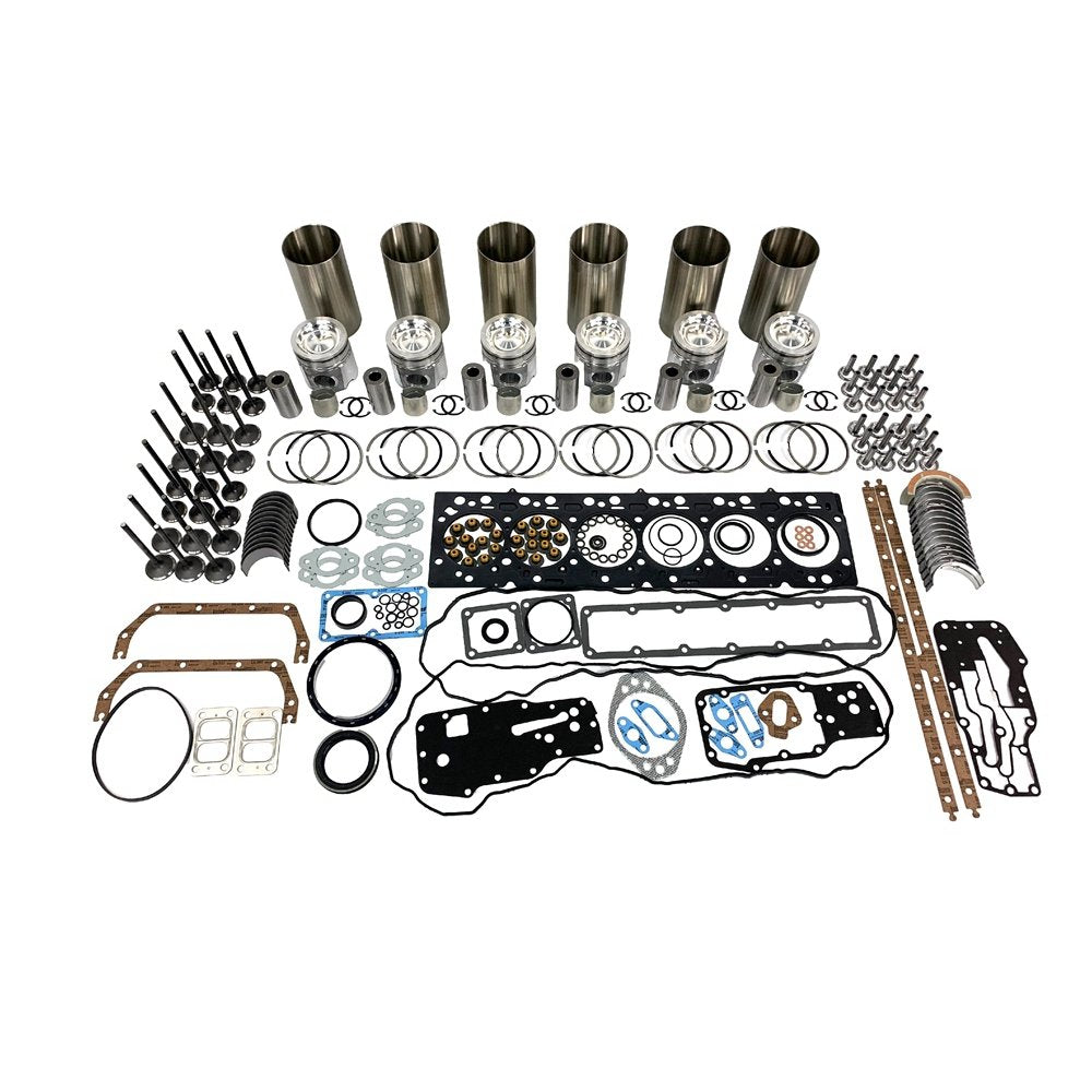 New 6D107 Engine Overhaul Rebuild Kit With Valves For Komatsu PC200-8 Excavator