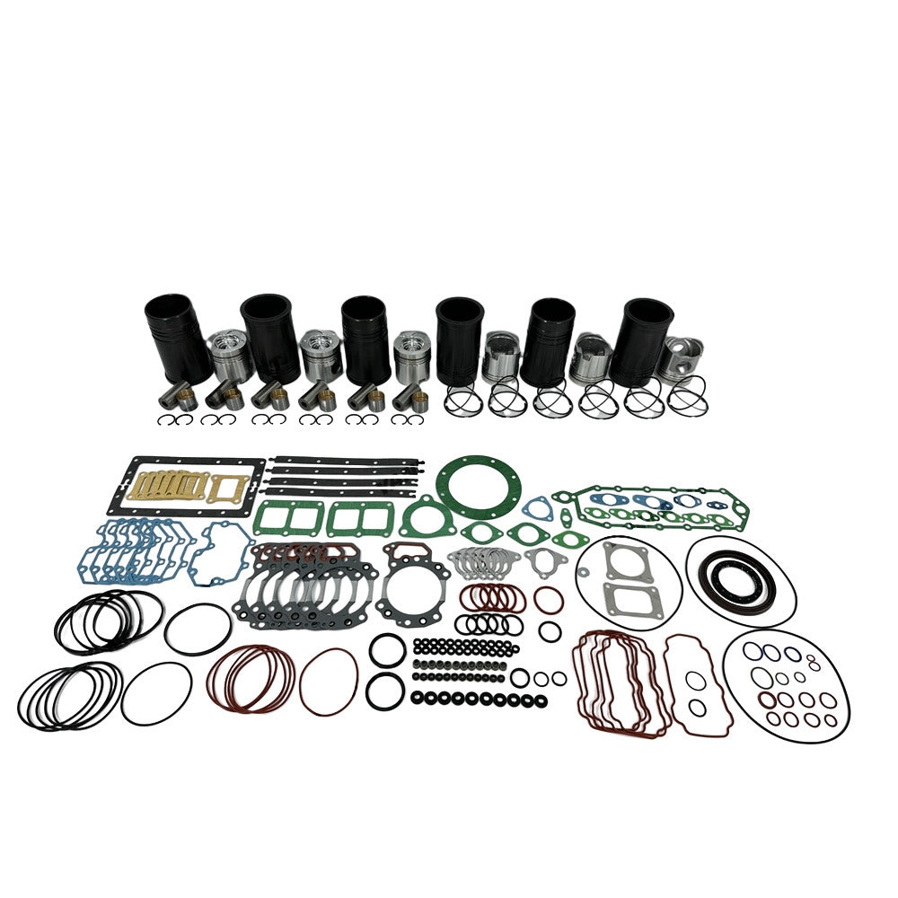 Cylinder Liner Kit Fit For Komatsu 6D125 Engine