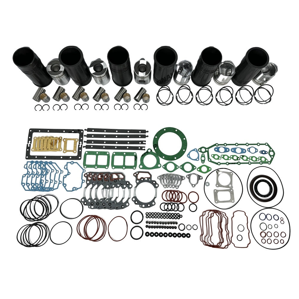 Cylinder Liner Kit Fit For Komatsu 6D125 Engine