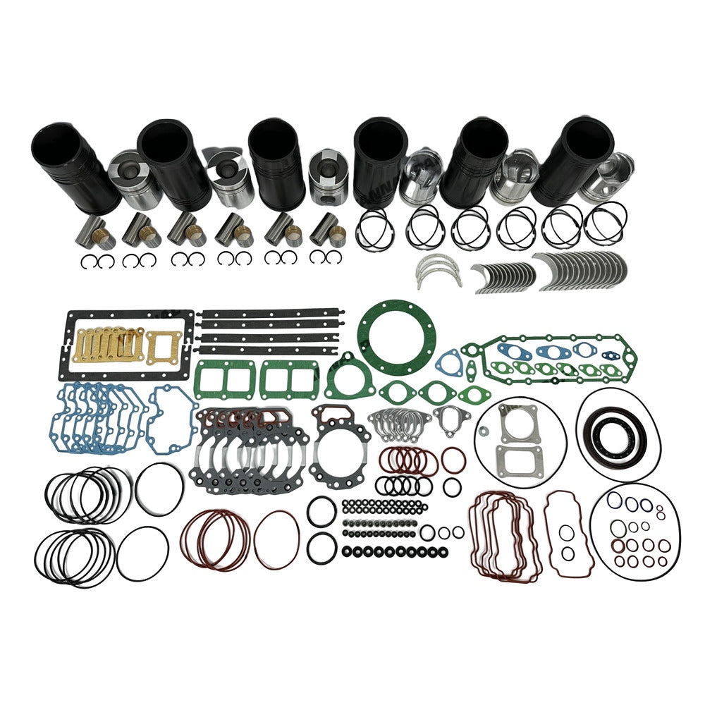 Cylinder Liner Kit Fit For Komatsu 6D125 Engine