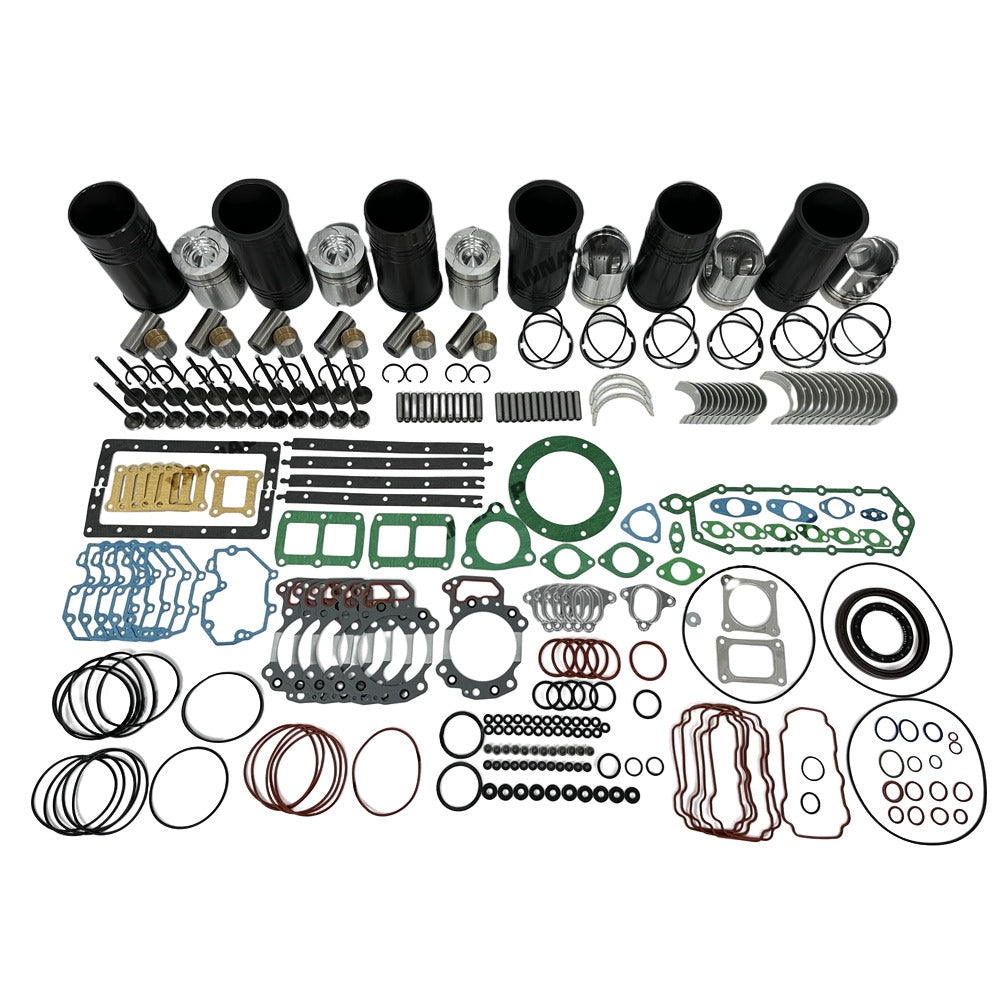 Cylinder Liner Kit Fit For Komatsu 6D125 Engine