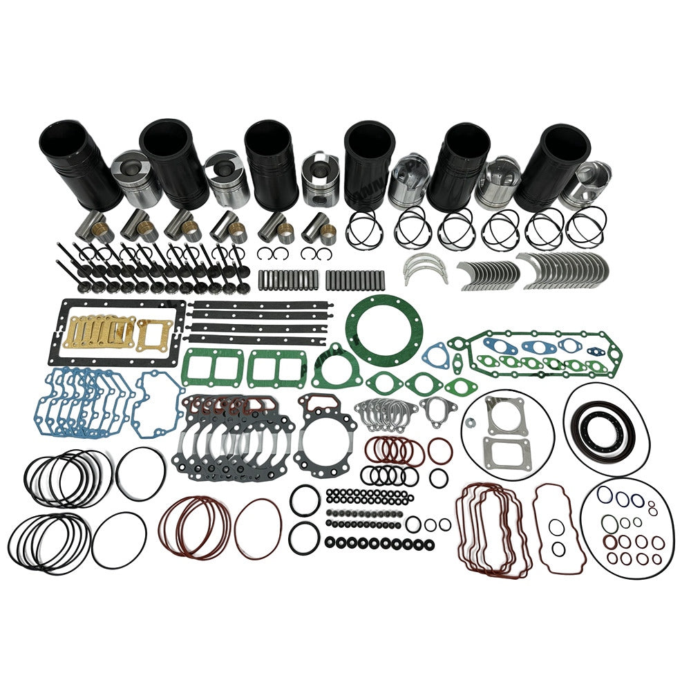 Cylinder Liner Kit Fit For Komatsu 6D125 Engine