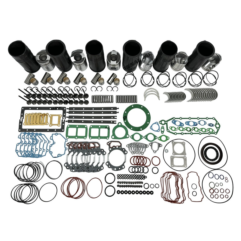 Cylinder Liner Kit Fit For Komatsu 6D125 Engine