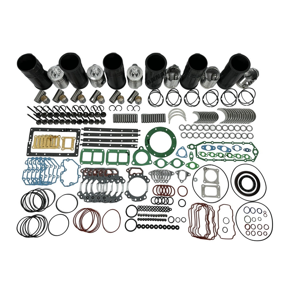 Cylinder Liner Kit Fit For Komatsu 6D125 Engine