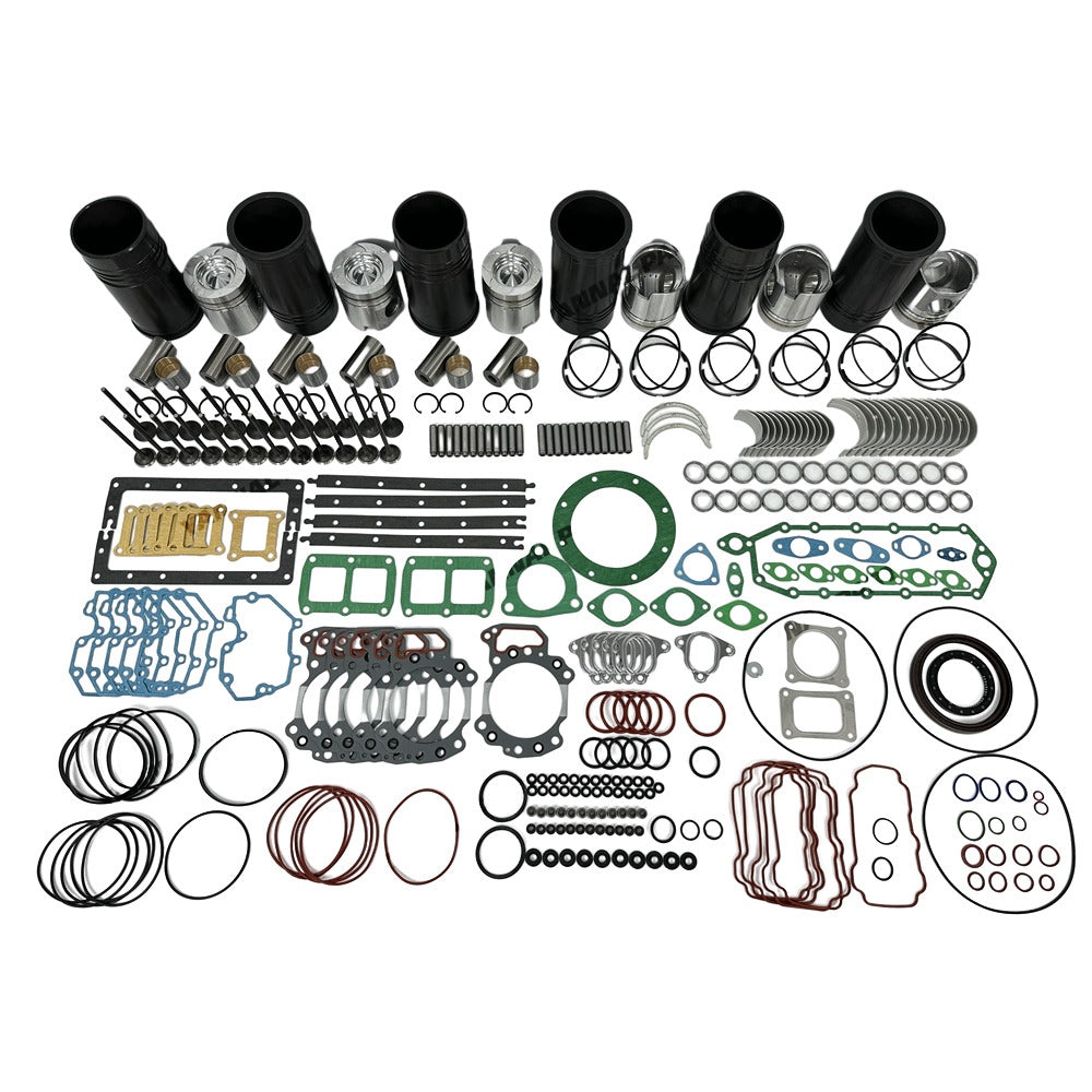 Cylinder Liner Kit Fit For Komatsu 6D125 Engine