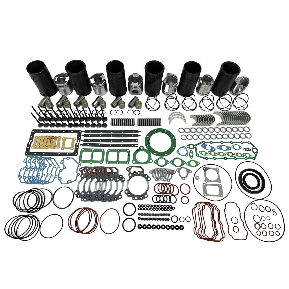 Cylinder Liner Kit Fit For Komatsu 6D125 Engine