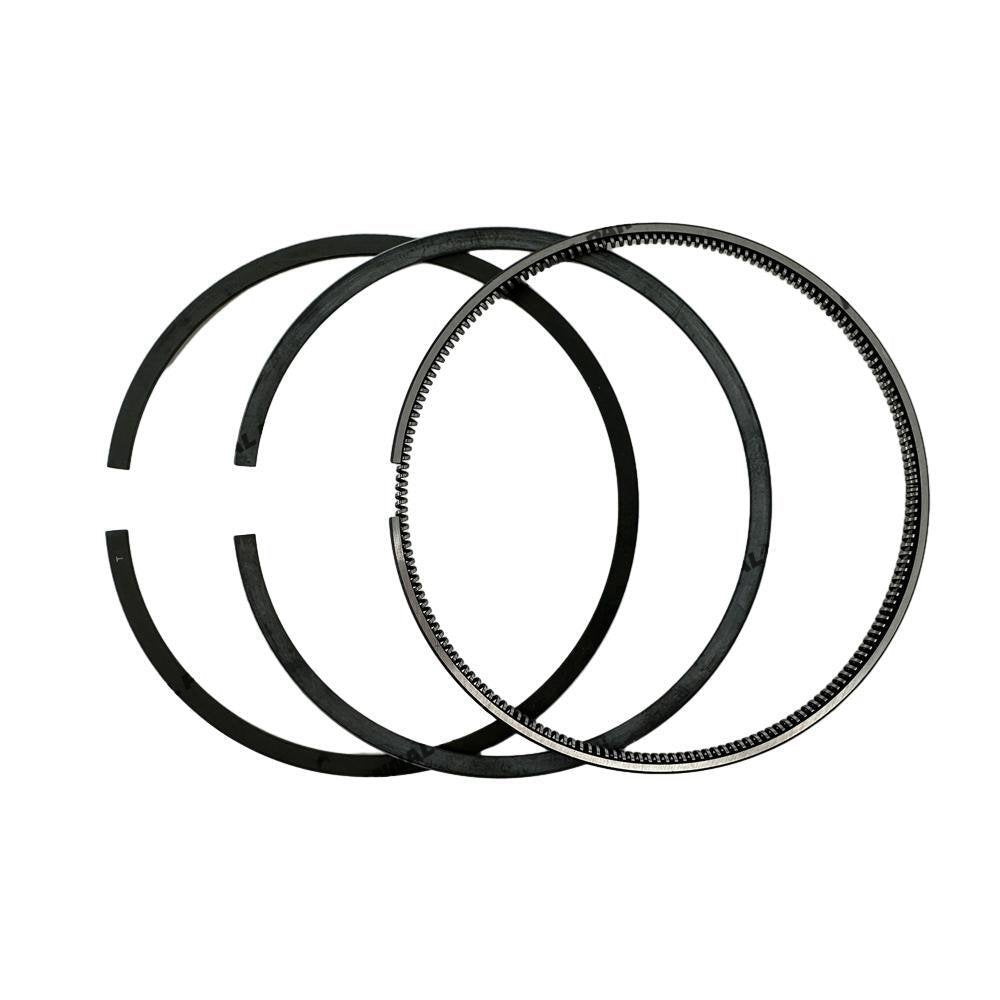 6x Piston Ring STD For Komatsu 6D125 Engine Parts