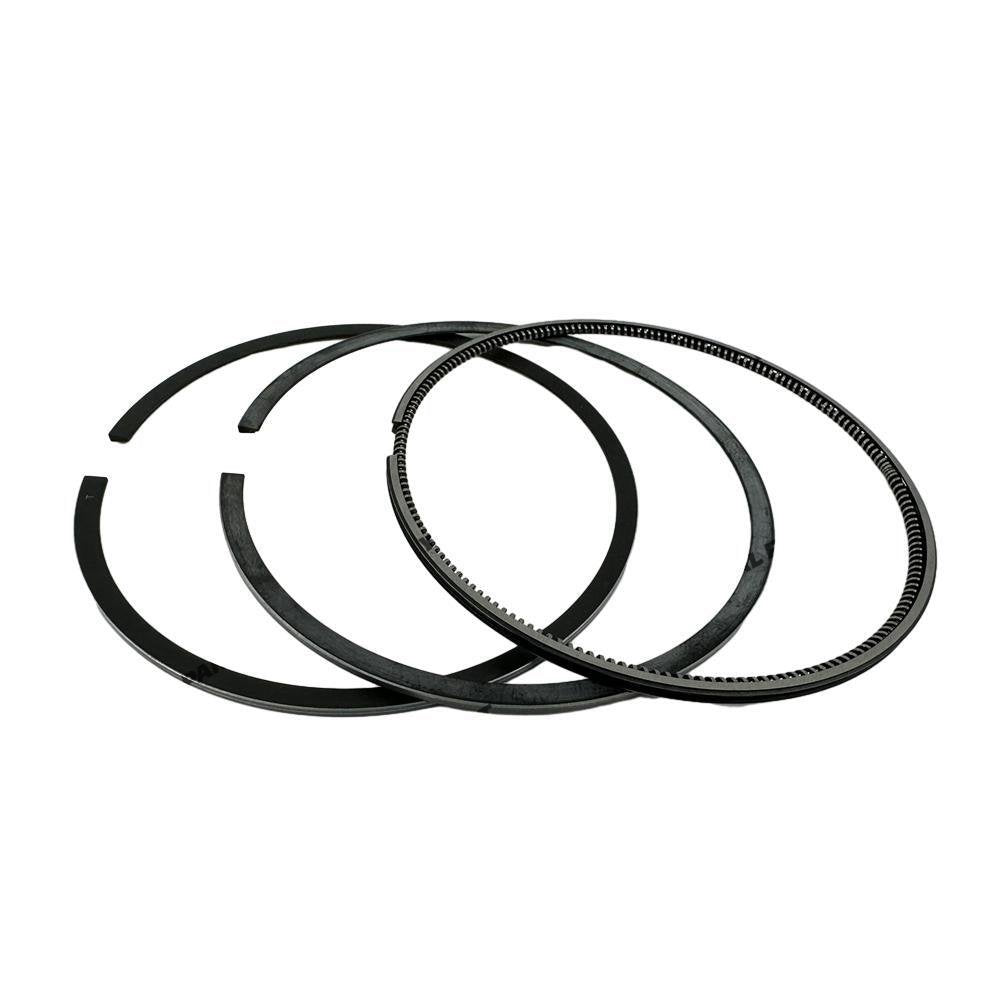 6x Piston Ring STD For Komatsu 6D125 Engine Parts