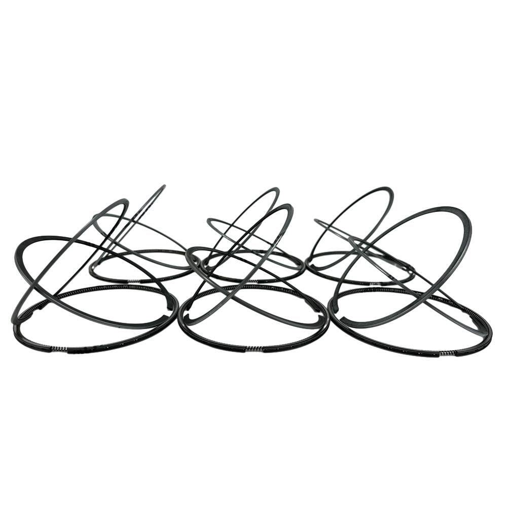 6x Piston Ring STD For Komatsu 6D125 Engine Parts