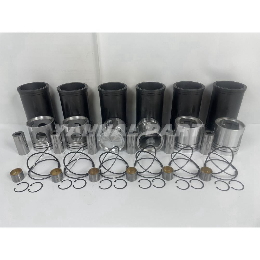 Cylinder Liner Kit Fit For Komatsu 6D155 Engine