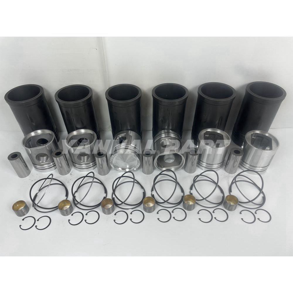 Cylinder Liner Kit Fit For Komatsu 6D155 Engine