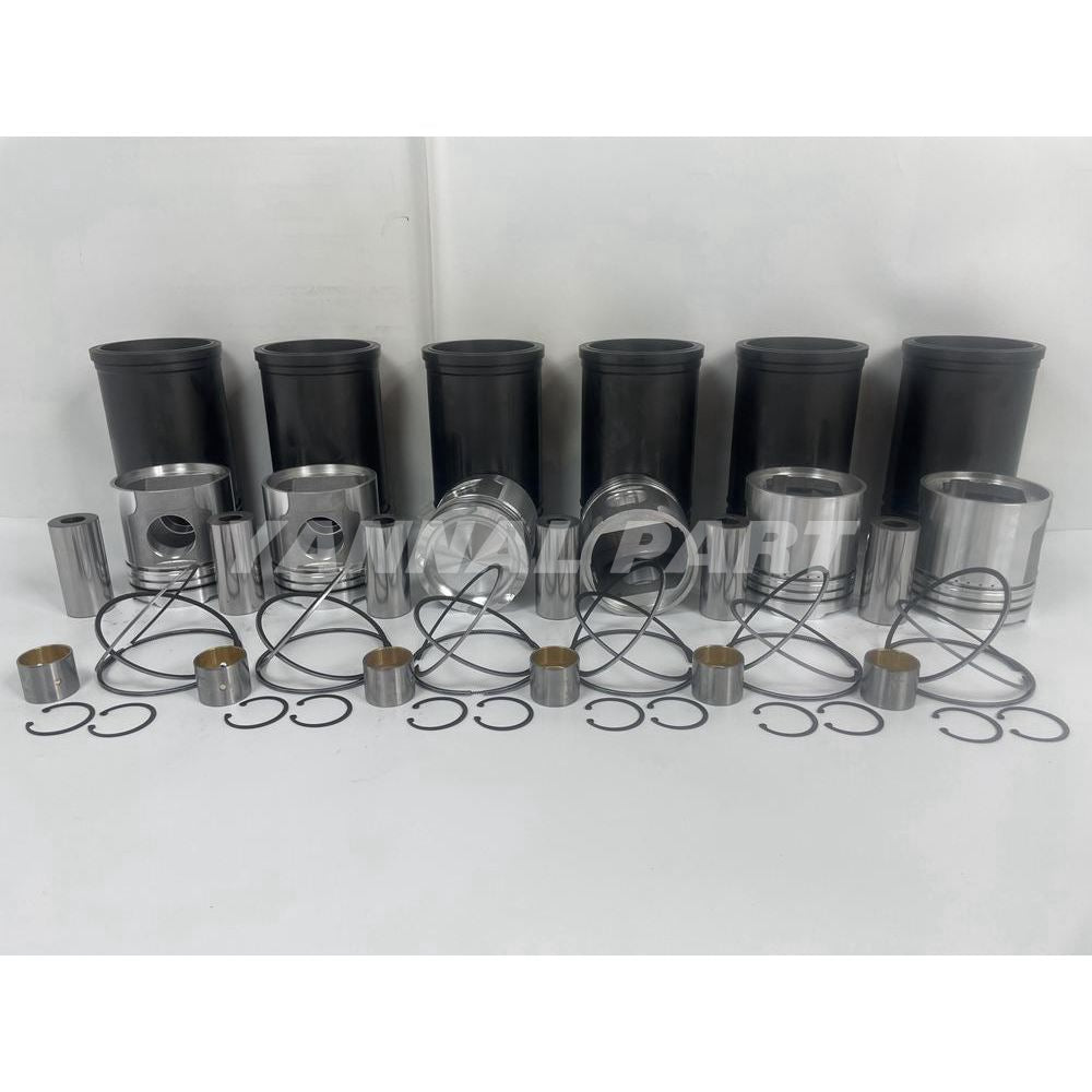 Cylinder Liner Kit Fit For Komatsu 6D155 Engine