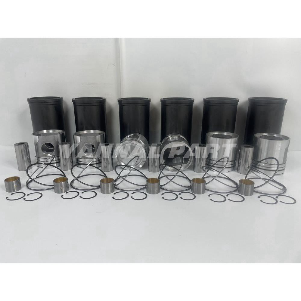 Cylinder Liner Kit Fit For Komatsu 6D155 Engine