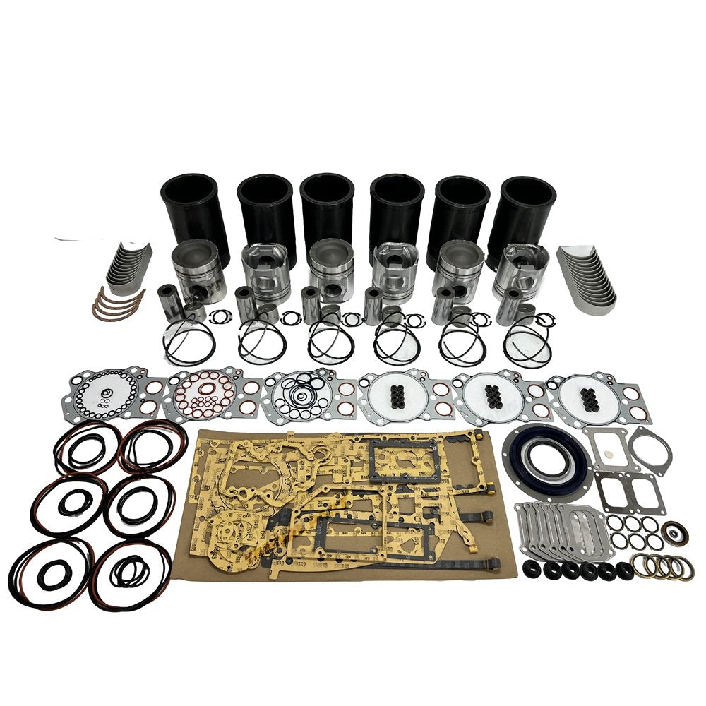 6x 6D170 Overhaul Rebuild Kit With Gasket Set Bearing For Komatsu diesel Engine