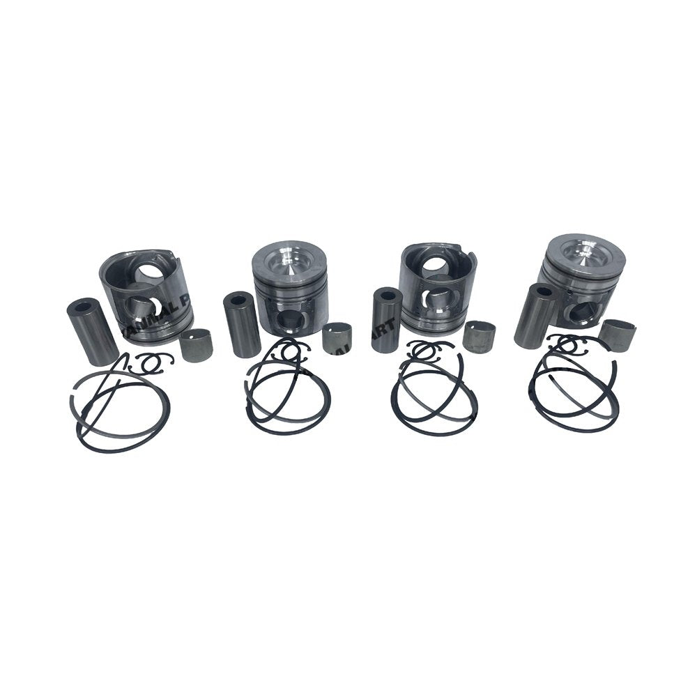 4x B4.5 Piston Kit With Piston Ring STD For Cummins diesel Engine parts