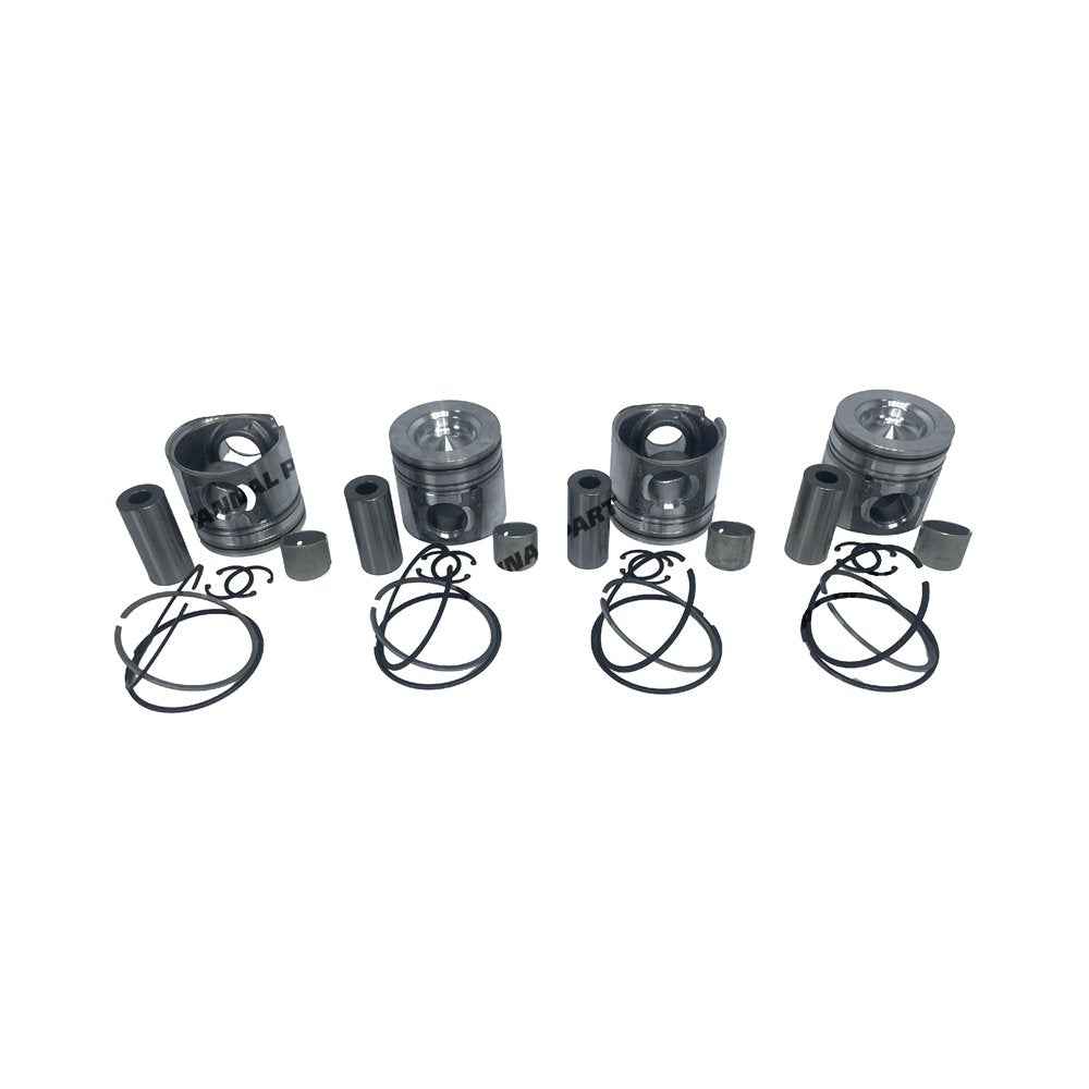 4x B4.5 Piston Kit With Piston Ring STD For Cummins diesel Engine parts