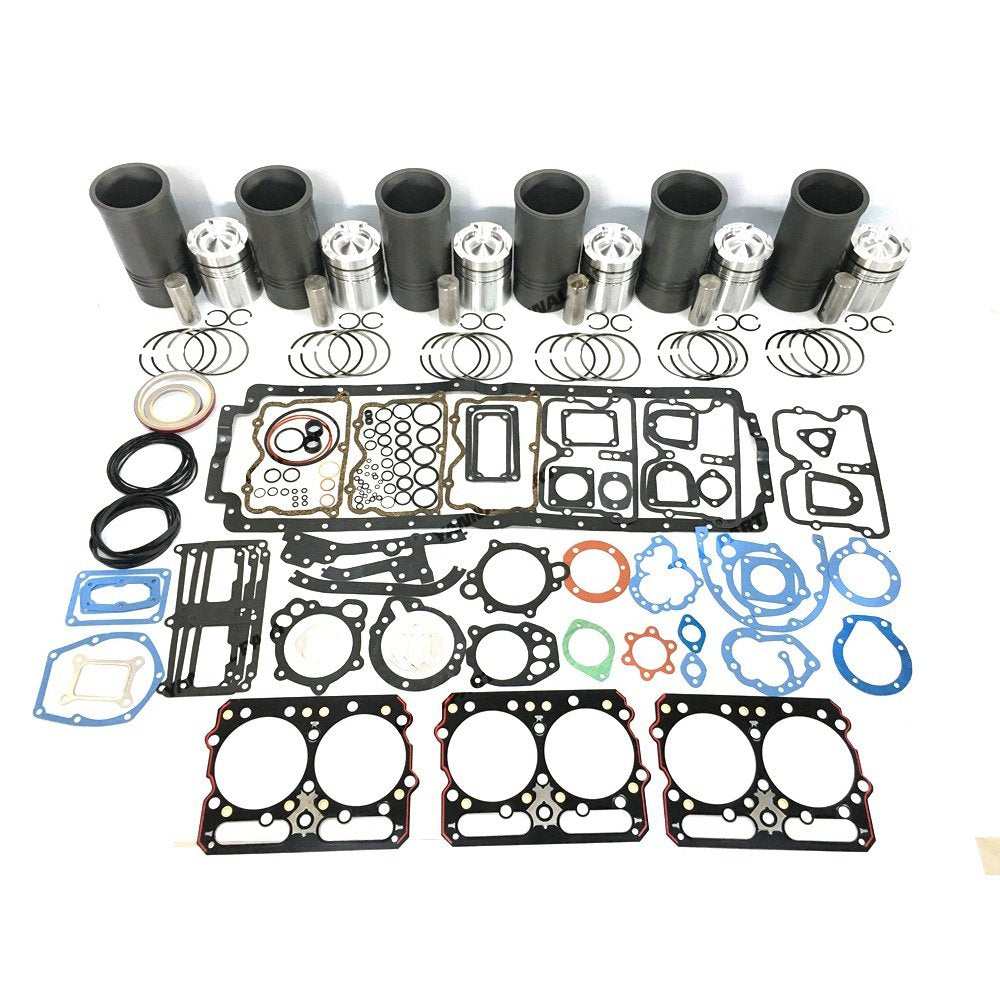 6x For Cummins Overhaul Kit With Gasket Set NT855 Engine Spare Parts