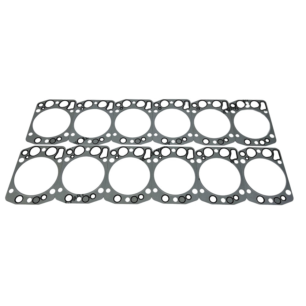 12 PCS Cylinder Head Gasket 65.03901-0069 Fit For Doosan D2848 Engine