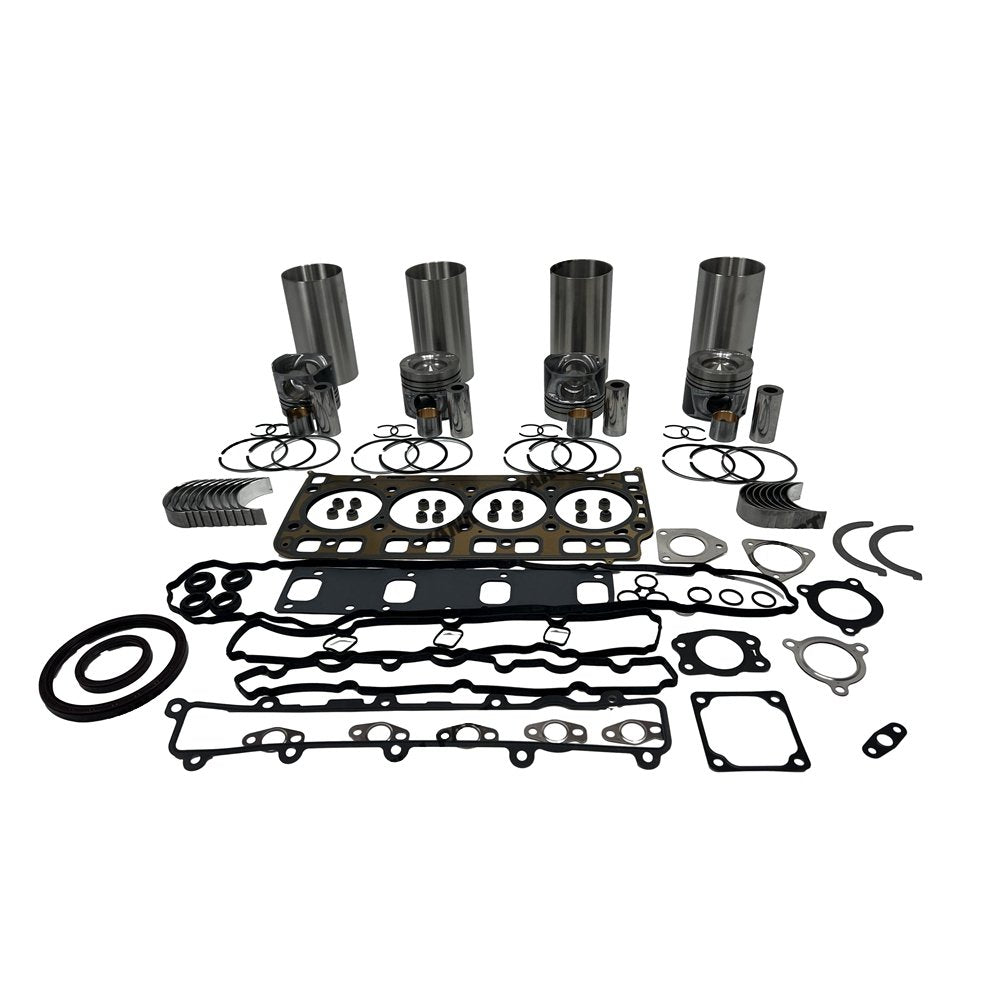 4x D34 Overhaul Rebuild Kit With Gasket Set Bearing For Doosan diesel Engine