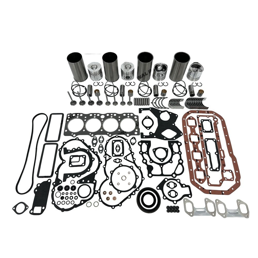 4X DB33 Engine Overhaul Rebuild Kit For Doosan Excavator Parts