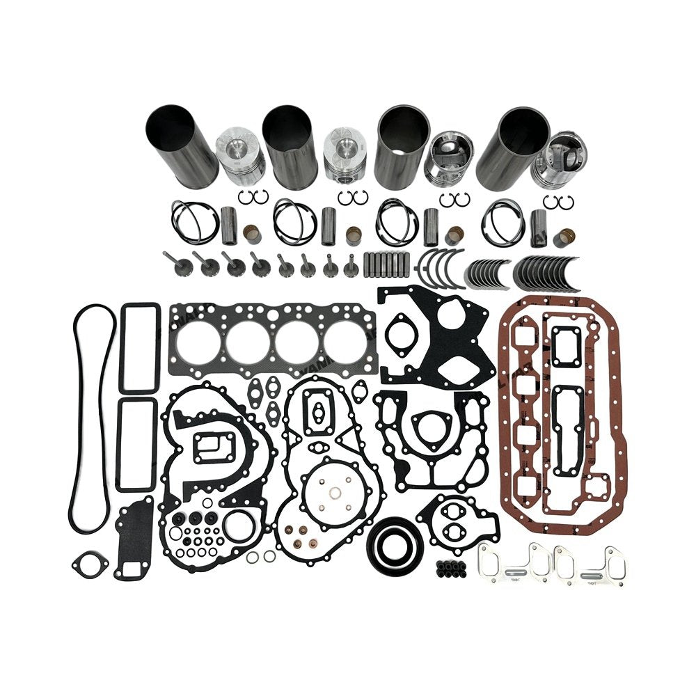 4X DB33 Engine Overhaul Rebuild Kit For Doosan Excavator Parts