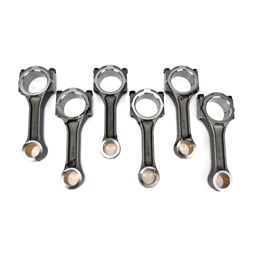 6 PCS Connecting Rod 65.02401-6161 Fit For Doosan DB58 Engine